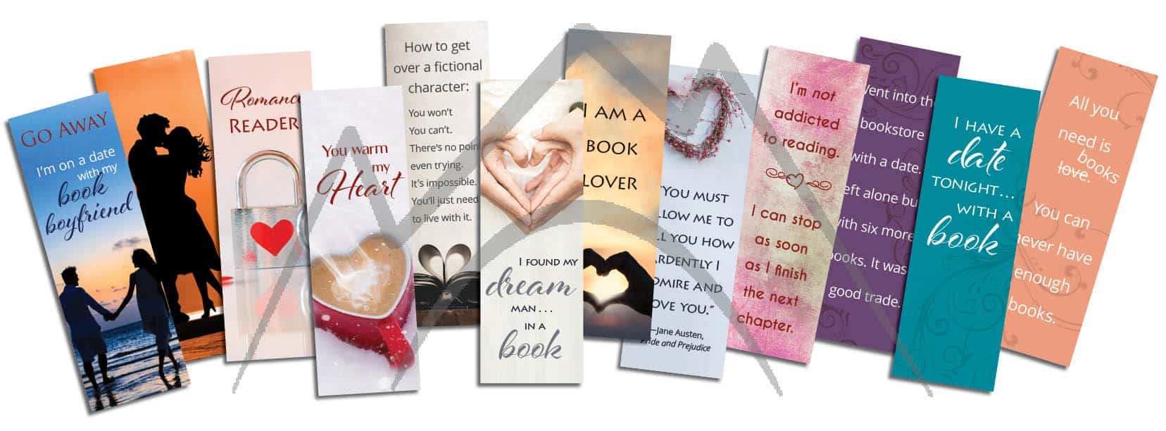 romance bookmarks